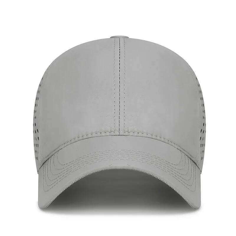 Lightweight Sport Sun for Men and Women Quick-Dry Laser-Punched Breathable Hat Outdoor Baseball Cap Y260304