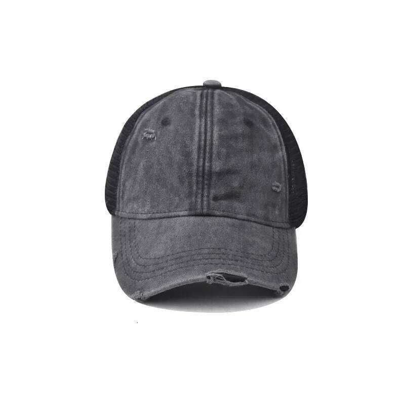Washed Cotton Mesh Breathable Baseball Cap Made Old Ripped Light Board Caps Men Women Tide Spring and Summer Vintage Hat Y260304