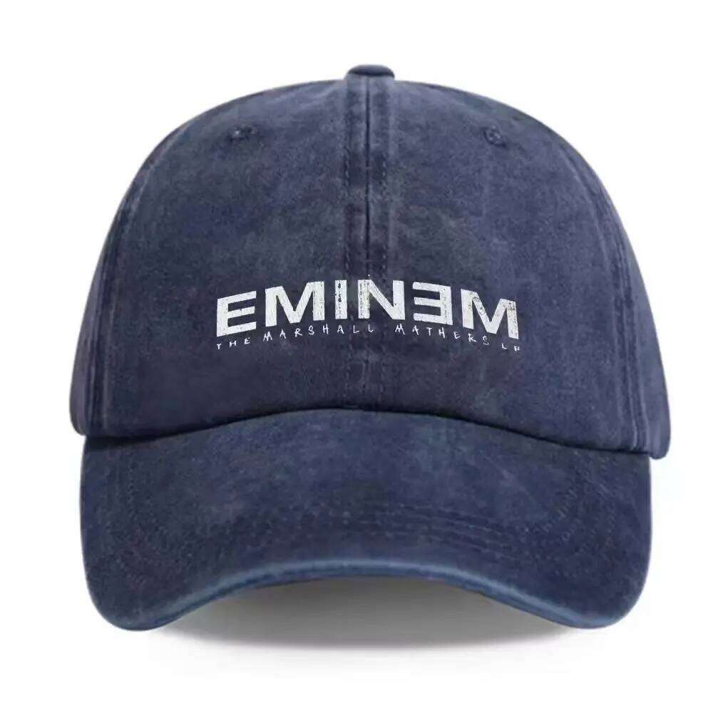 Vintage Rapper Rap God Eminem Baseball Men Women Distressed Washed Headwear Outdoor Workouts Adjustable Fit Caps Hat Y260304