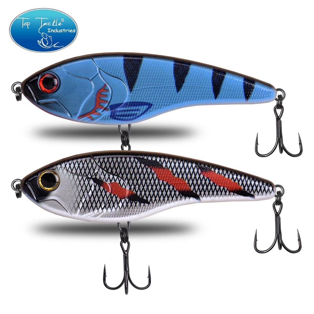 TSUYOKI Musky Jerkbaits Slow Sinking Slider Lures 90mm105mm Loud Sound Crankbaits Westin Lure Jerkbait Fishing for Pike Walleye 251021