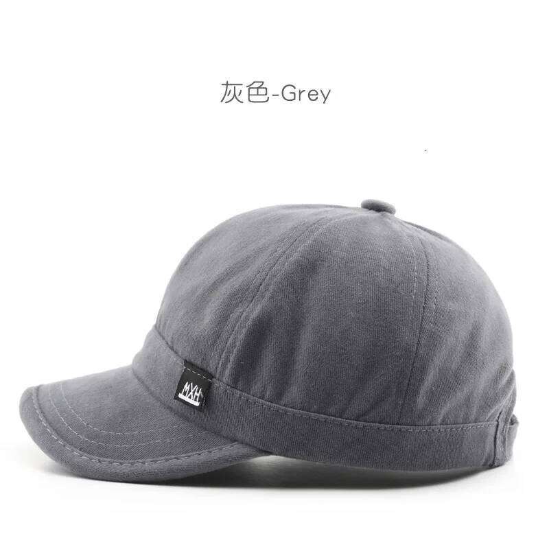 Short Brim Baseball Cotton Men Women Soft Vintage Dad Hat Adjustable Trucker Style Low Profile Cap Y260304