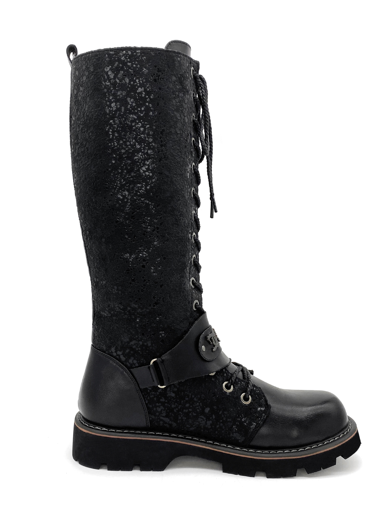 top quality Designer bottomboot Boots Trendy Womens chain Designers longs Booties Black Leather Boot Ankle Black high knee long