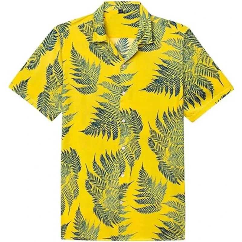 Vintage 3D Graphic Shirts Men Hawaiian Tropical Birds Nature Wildlife Button Blouse Fashion Street Hip Hop Lapel Beach Shirt M260305