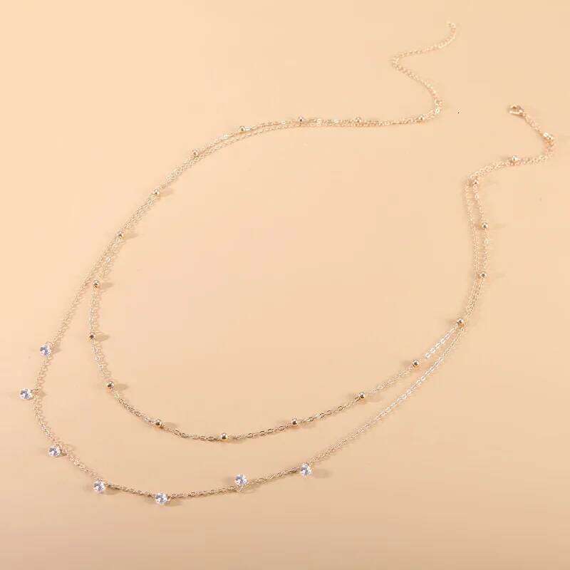 Classic Retro Cute Water Droplet Waist Belly for Women Summer Beach Sexy Simple Body Chain Vacation Jewelry Accessories S260304