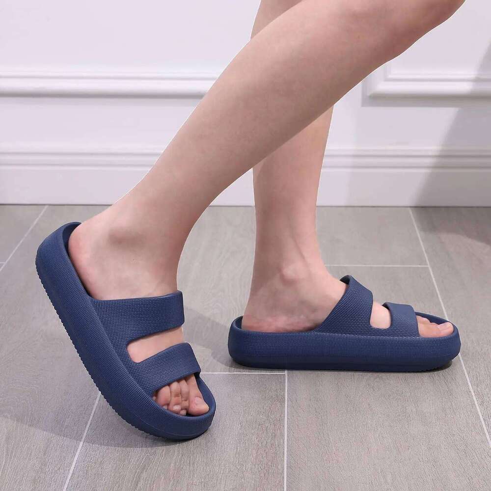 Kidmi Fashion Cloud Arch Support Summer Outdoor Platform Home Shower Slippers Beach Slides For Women