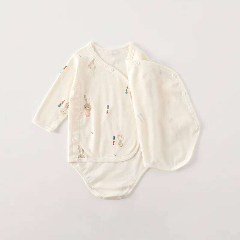 AYNIGIELL Autumn Pure Newborn Girls Boys Romper 100% Cotton Long Sleeves Bodysuit Infant Baby Clothes Z260304