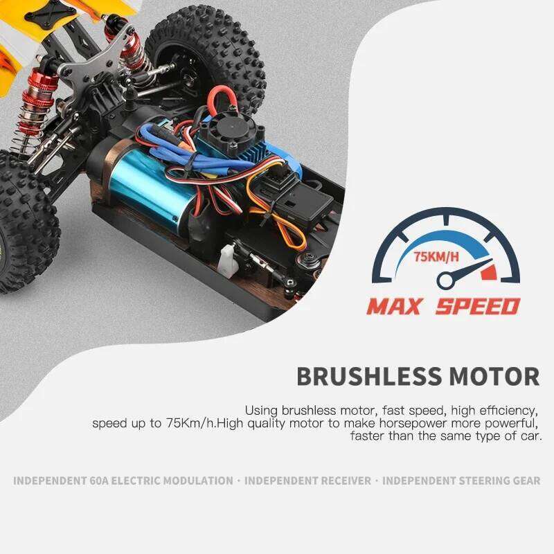 WLtoys 144001 144010 4WD RC 60KM/H 75KM/H High Speed Racing Car 2.4G Off-Road Drift Remote Control Vehicle Toys for Adults Z260304