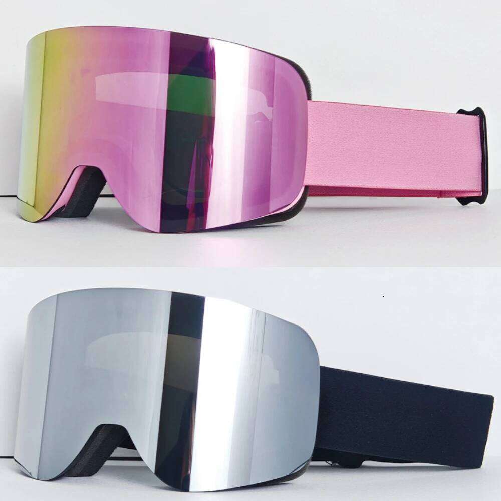 Unisex Fashion Snow Goggles HD Lenses Windproof Breathable Sandproof, Protective Skiing Equipment for Outdoor Winter Activities S260304