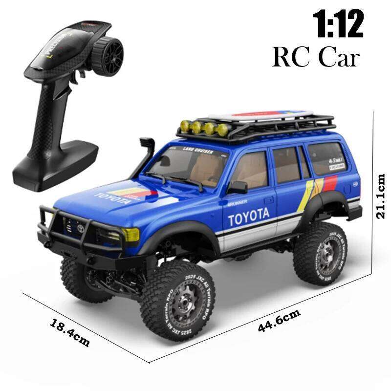 New LC80 RC 1/12 High and Low Speed Climbing Simulation Off-road Vehicle 2.4G Full Scale Remote Control Model Car Toy Gift Z260304