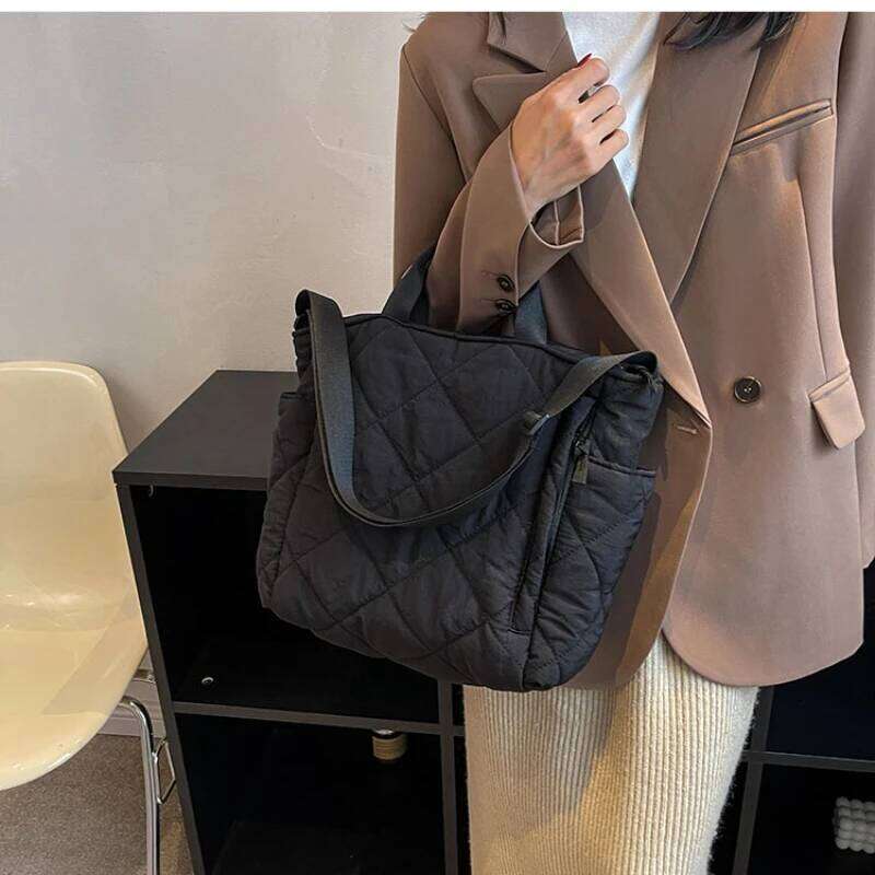 Large Capacity Mommy Bag for Women Totes Baby Diaper Nappy Shoulder Cotton Ladies Maternity Shopping Bags Z260304