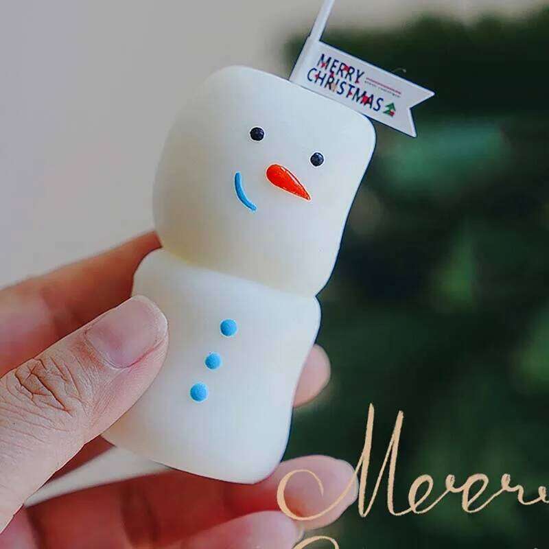 Scented Decorative Candles, Guest Gift Set, Souvenir Snowman Candles for Home Christmas Decoration W260304 W260305