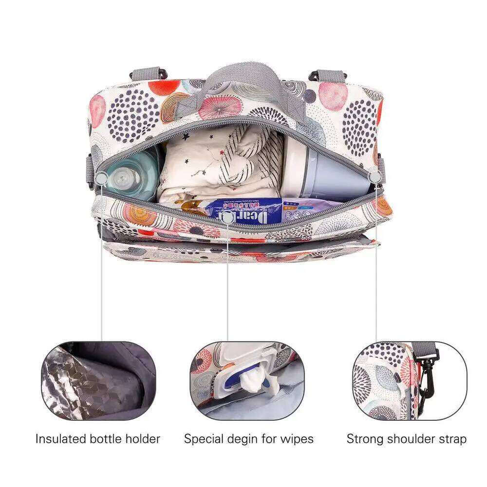 Multifunctional Diaper Nappy Organizer Stroller Hanging Mommy Maternity Wet Dry Bag For Baby Newborn Outdoor Use Z260304