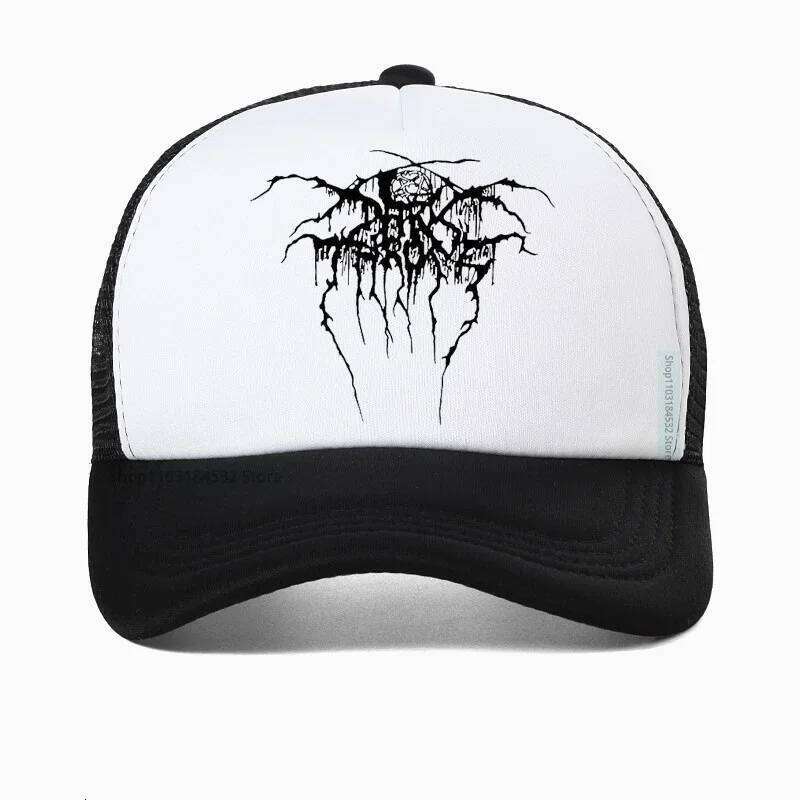 Darkthrone New Death Band men hat rock Logo hats Black Metal Mayhem Dimmu Borgir Taake Dark Throne Baseball cap Y260304