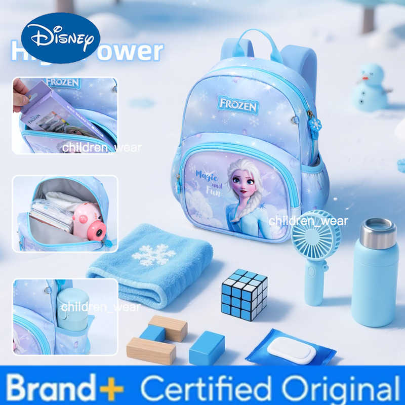 Disney Princess Elsa Backpack Adorable Large Capacity Lightweight Ultra-Soft Waterproof Backpack H260305