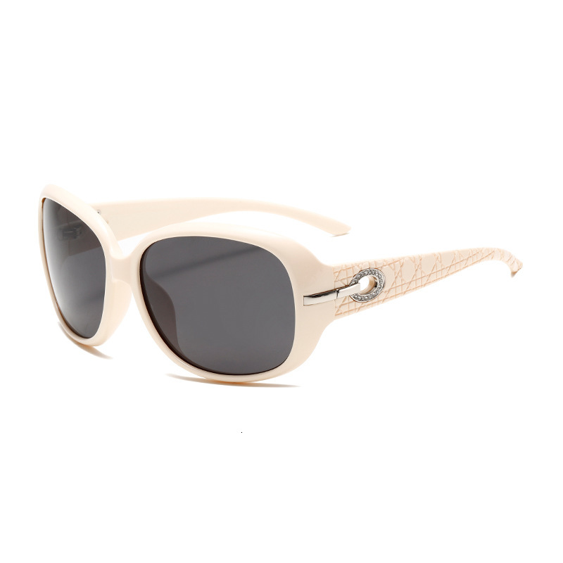 2026 New Designer Luxury Brand Trendy Polarized Sunglasses 1606 Korean Style Large Frame Sunshade Driving Outdoor Sports Sunglasses Wholesalee