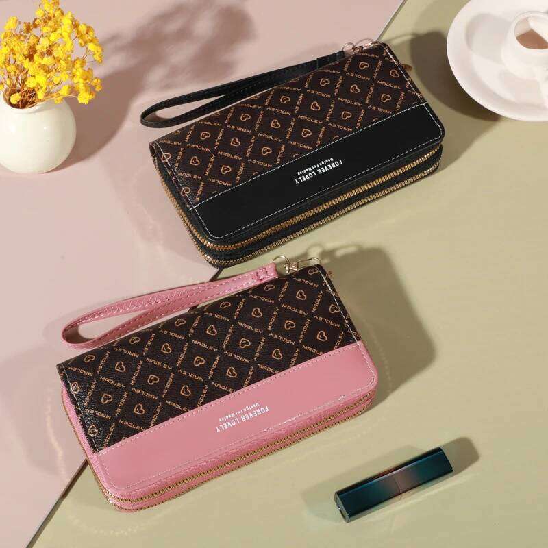 Classic Wallet, Large Capacity Purse Zipper, Card Holder With 8 Slots And Multiple Compartments, Elegant Hand Clutch C260304