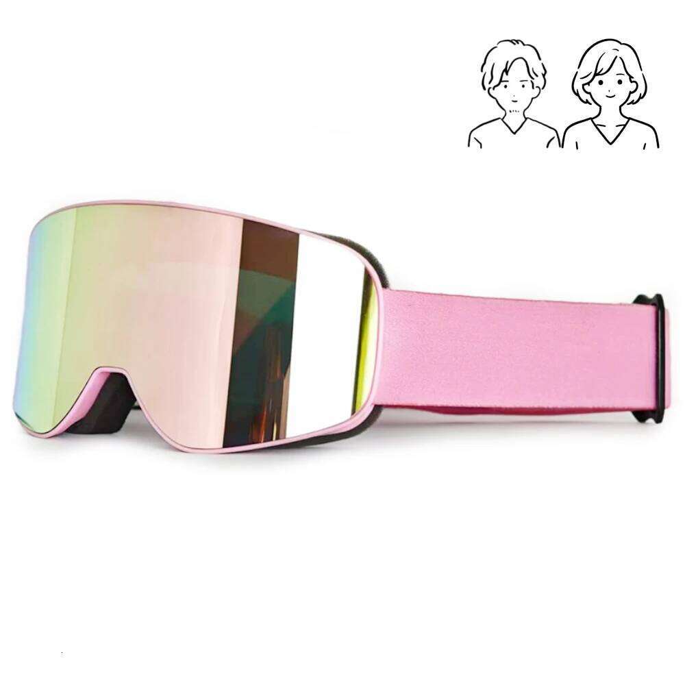 Fashion Adult Ski Goggles HD Lenses Skiing Glasses All Day Wear Snow Mountain Sports Snowmobile Snowboard Accessories S260304