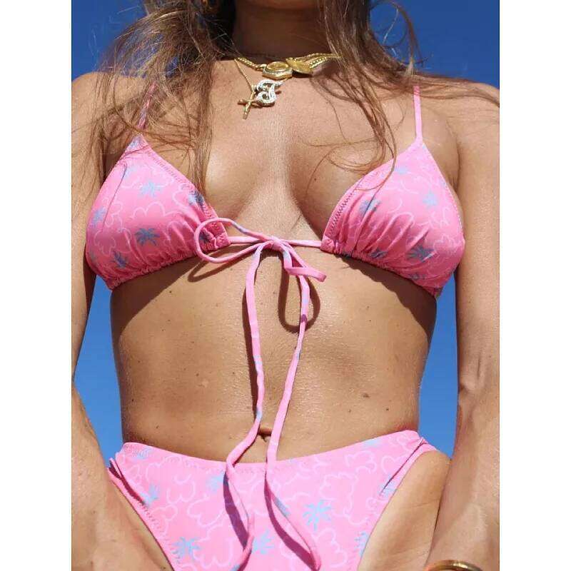 Print Sexy Bikinis 2026 Women's Swimwear Female Swimsuit Swimming Bathing Suits Girls Brazilian Bikini Set Beach Wear Bather Y260303