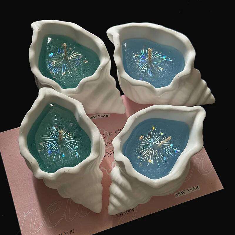Conch Shell Scented Aromatherapy Soy Wax Candles Wedding Birthday Candle Party Home Decoration W260304 W260305