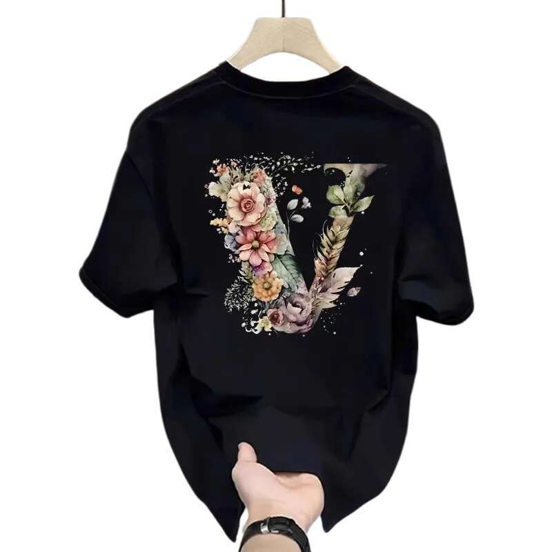 Designer Tshirt Men Mens T Shirt Men's Tees Cotton Short Sleeved Summer New Printed T-shirt Trendy Men's And Women's Versatile Round Ne