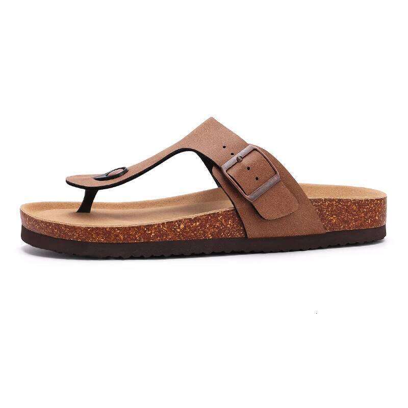 Kidmi Cloud Womens Cork Footbed Nonslip Beach Essential Summer Vacation Pool Sandals Memory Foam Slides