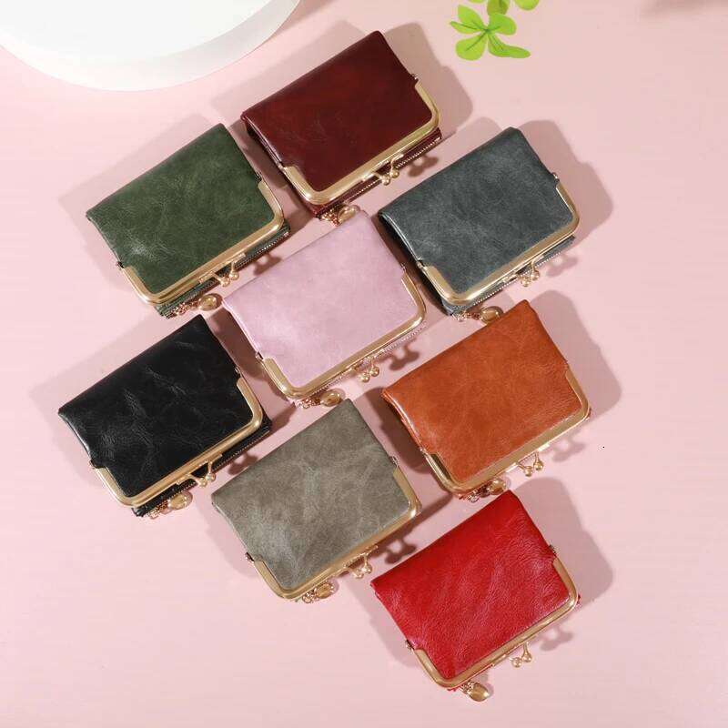 Retro Chic Womens Wallet - Anti-theft, Multi-card Slots, Zipper Buckle Closure, Compact & Stylish C260304