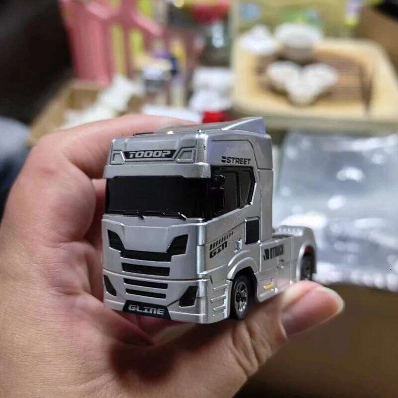 New 1:64 Mini Drift RC Truck Head 4WD Full Proportional Control 15KM/H High-Speed 2-Speed Type-C Charging for kids Birthday Gift Z260304