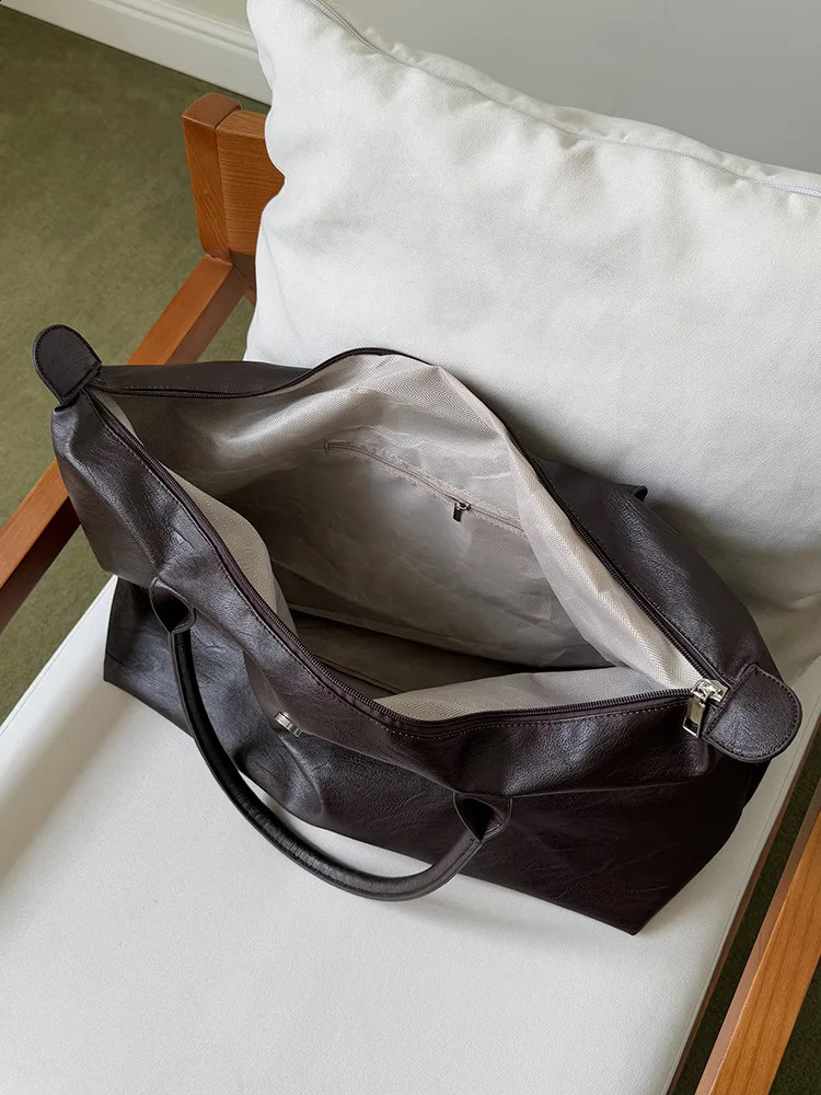 CGC BAG Large Capacity Women Tote Bag High Quality PU Leather Shoulder Bag Simple Commuting Female Handbag 260302