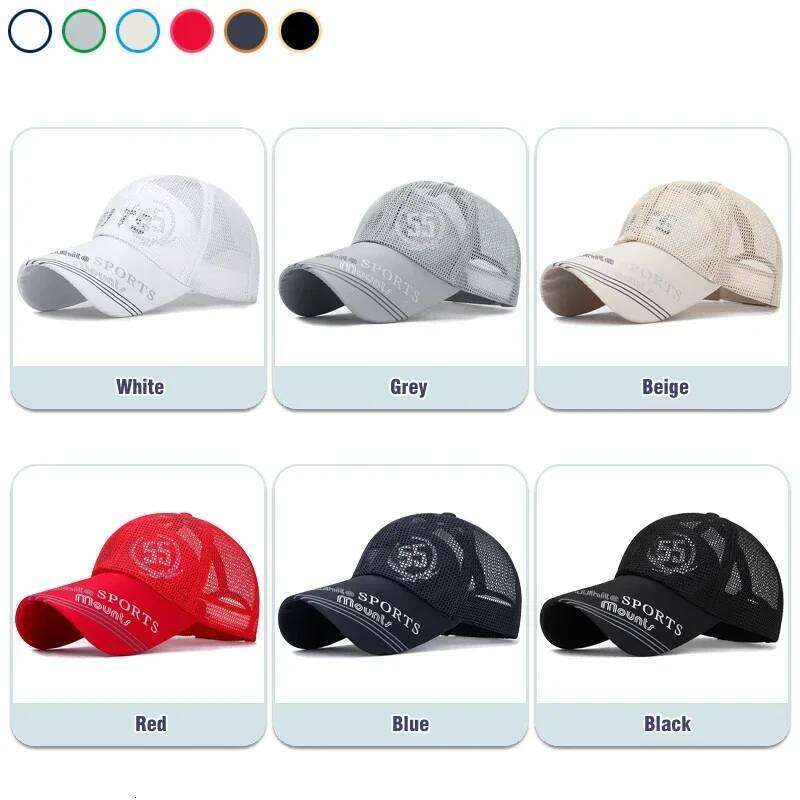 Fashion Accessories Print Pattern Breathable Brim Baseball Cap Unisex Outdoor Travel Casual Sport Adjustable Snapback Hat Y260304