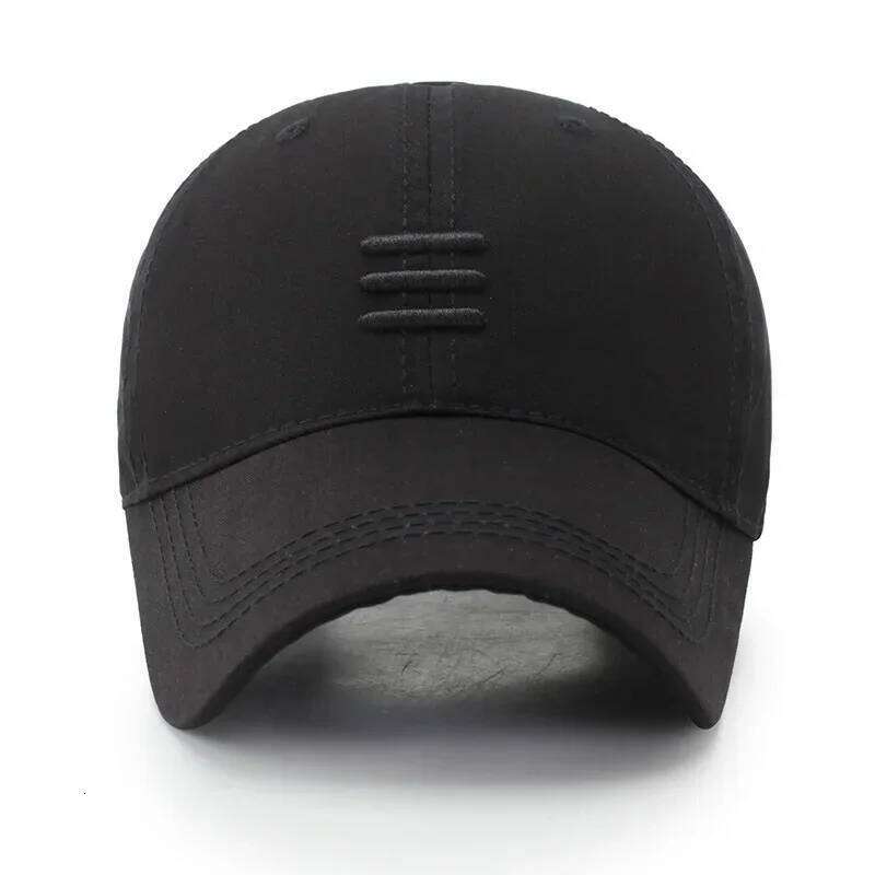 Hat baseball European American fashion spring and autumn sun hat simple black summer leisure duckbill sports cap Y260304