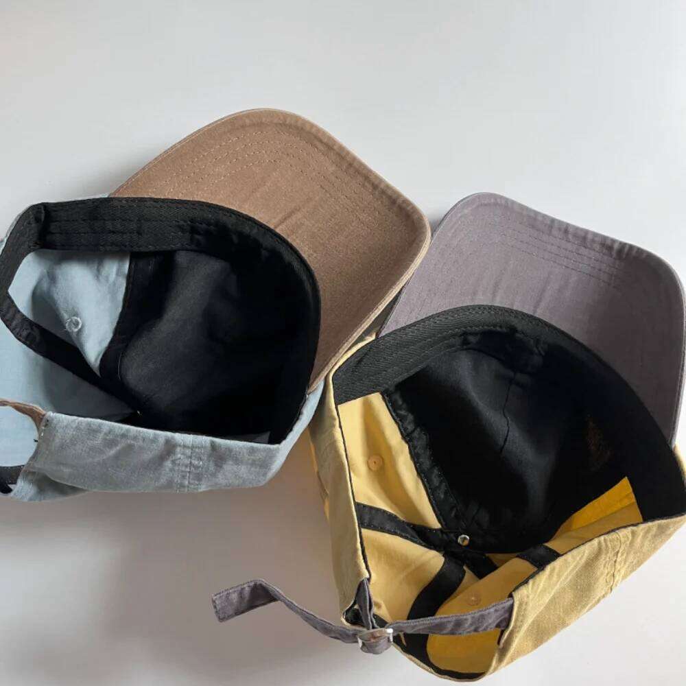 Retro "Sun day" Letter Embroidery Baseball Caps For Men Women Cotton Casual Snapback Cap Spring Summer Outdoor Simple Sun Hat Y260304