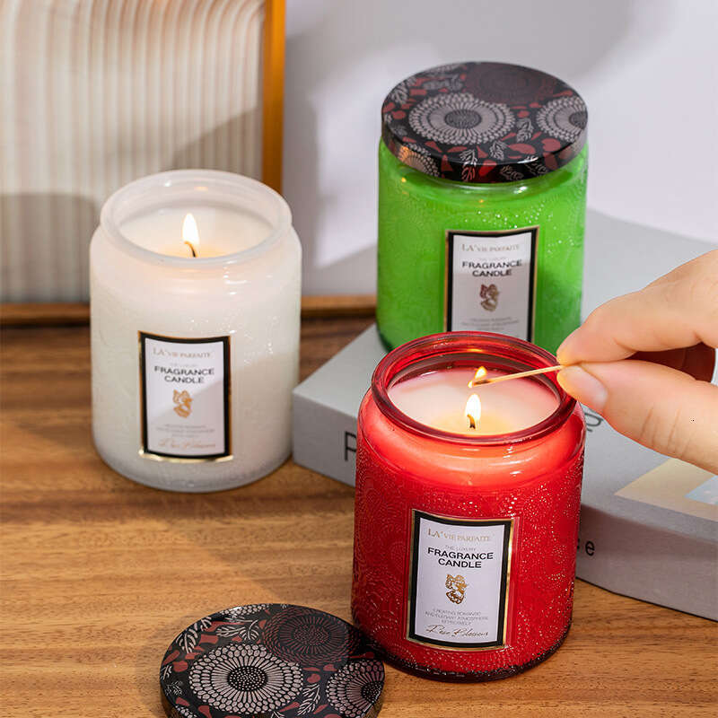 Parfum Orchid Aromatherapy Candle Home Indoor Fragrance Ornament Long-lasting Bedroom Scent Gift Niche High-end Souvenir W260304 W260305