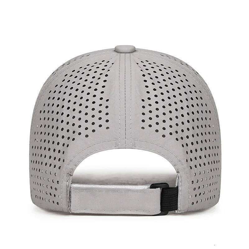Lightweight Sport Sun for Men and Women Quick-Dry Laser-Punched Breathable Hat Outdoor Baseball Cap Y260304