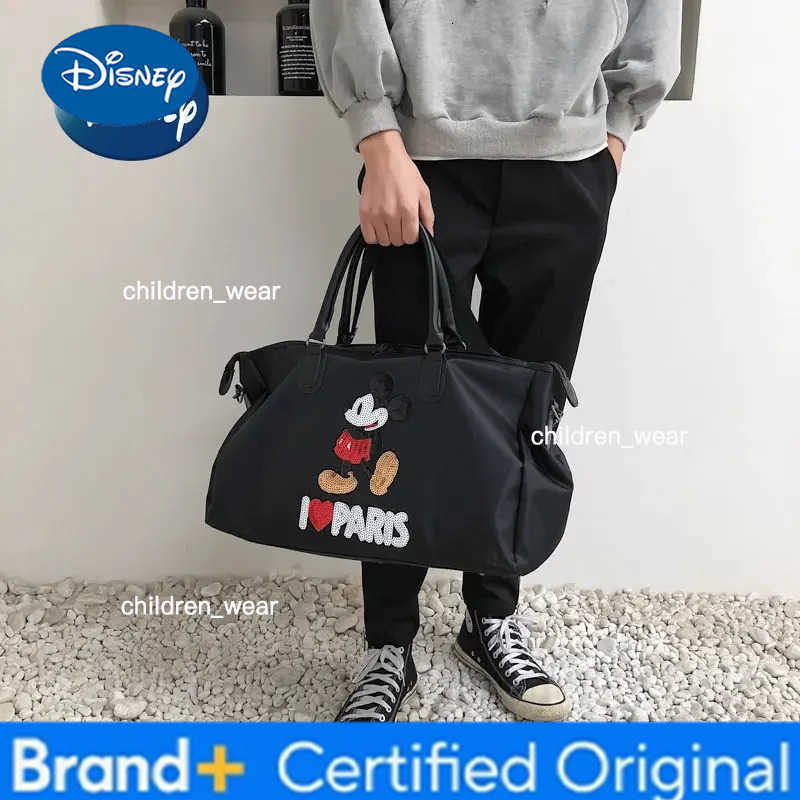 Disney Mickey New Diaper Bag Handbag Cartoon Cute Portable Baby Bag Multifunctional Large Capacity Baby Urine Bag High Quality H260305