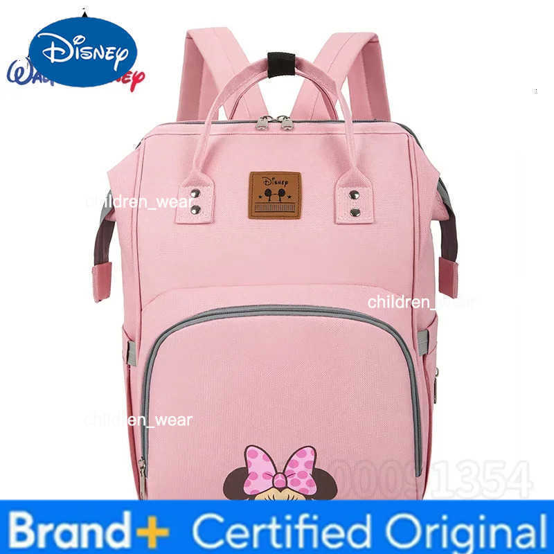 Disney Mickeys New Diaper Bag Backpack Cartoon Cute Baby Diaper Bag Large Capacity Baby Bag Multi Functional and Fashionable H260305