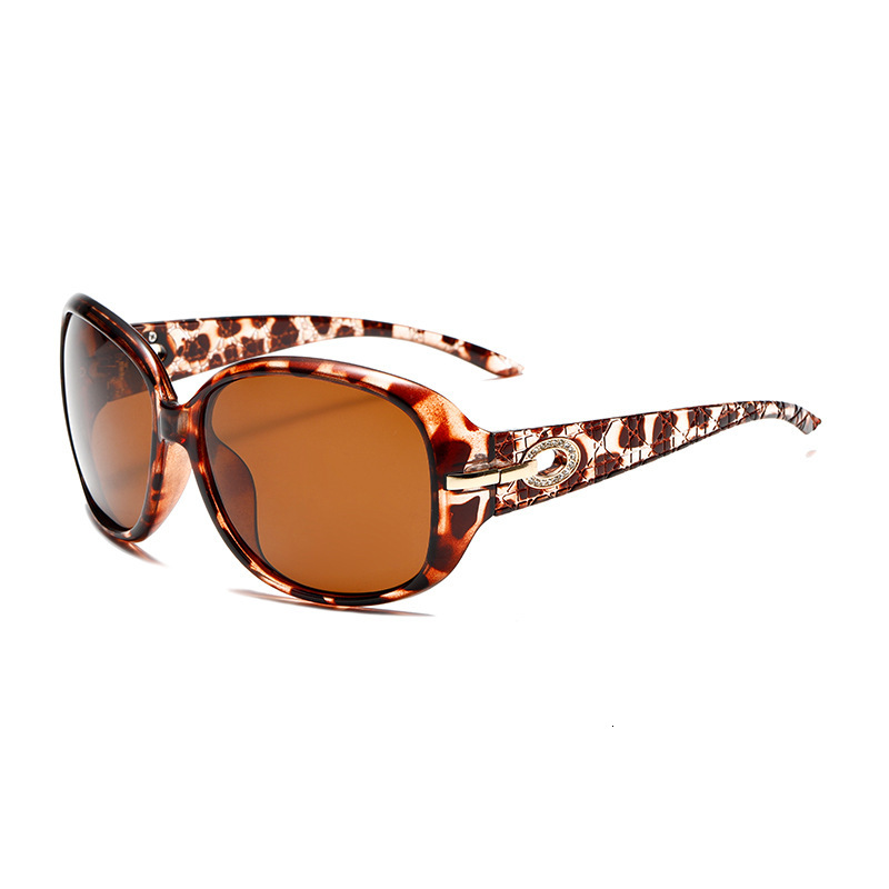 2026 New Designer Luxury Brand Trendy Polarized Sunglasses 1606 Korean Style Large Frame Sunshade Driving Outdoor Sports Sunglasses Wholesalee
