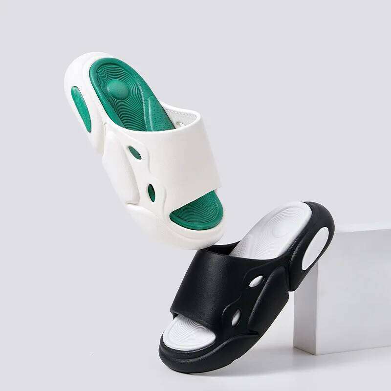 KIDMI Platform Flat Fashion Women EVA Summer Beach Slippers Home Bathroom Sandals New Unisex Shoes