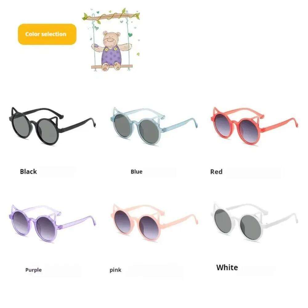 2025 UV Protection Cute Baby New Cat's ears Children's Fashion Personality Sunglasses Z260305