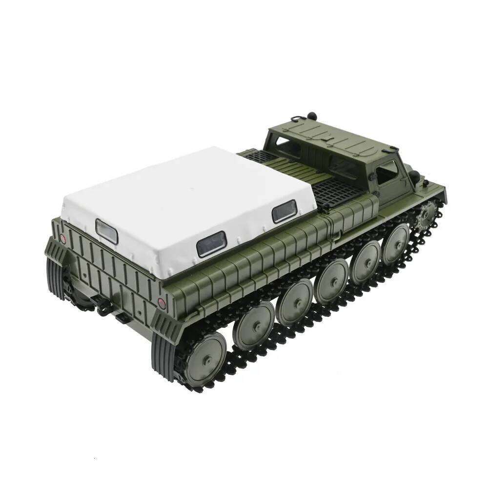 1/16 WPL E-1 Tracked Troop Carrier Military Simulation 2.4G Remote Control Car GAZ-71 Child Vehicle Birthday Gift Z260304
