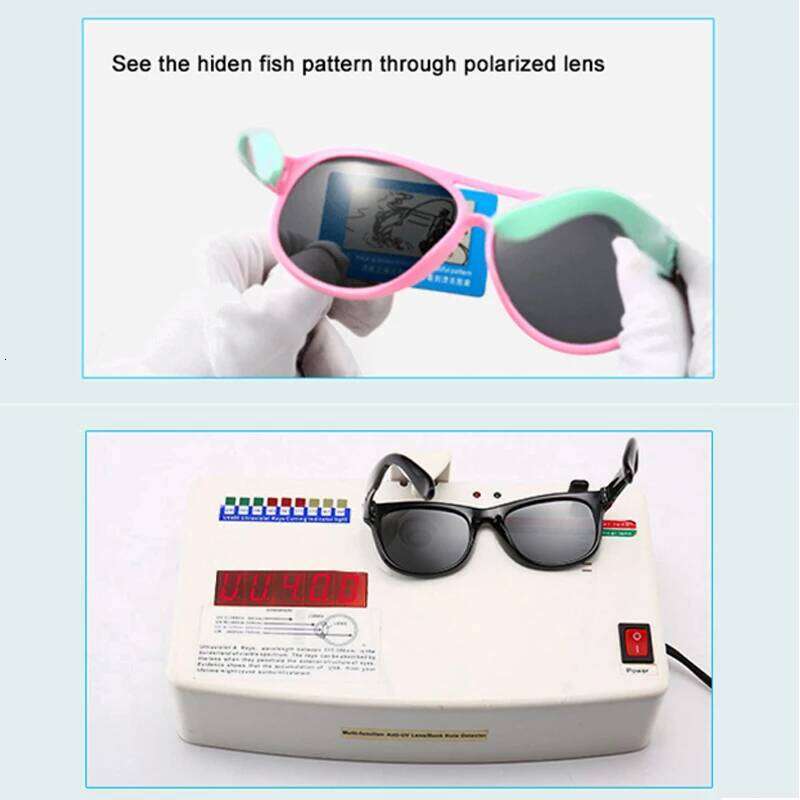 Fashoin Kids Polarized Sunglasses Boys Girls Vintage Silicone Children Sun Glasses Stylish Safty TR90 Eyeglasses Baby UV400 Z260305