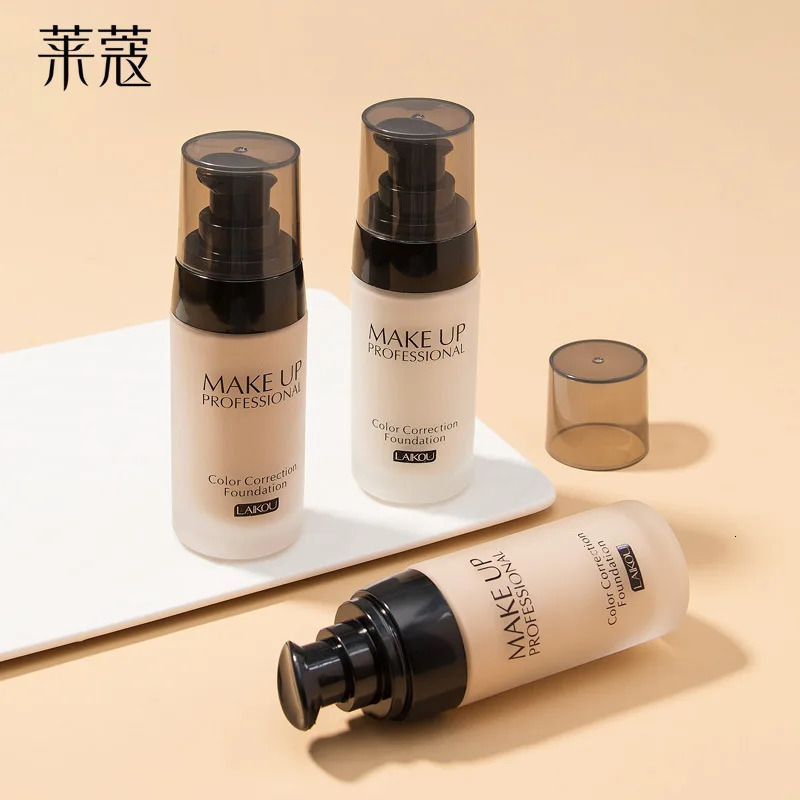 LAIKOU Makeup Base Face Liquid Foundation BB Cream Concealer Moisturizer Oil-control Whitening Waterproof Maquiagem Makeup 40g 260305