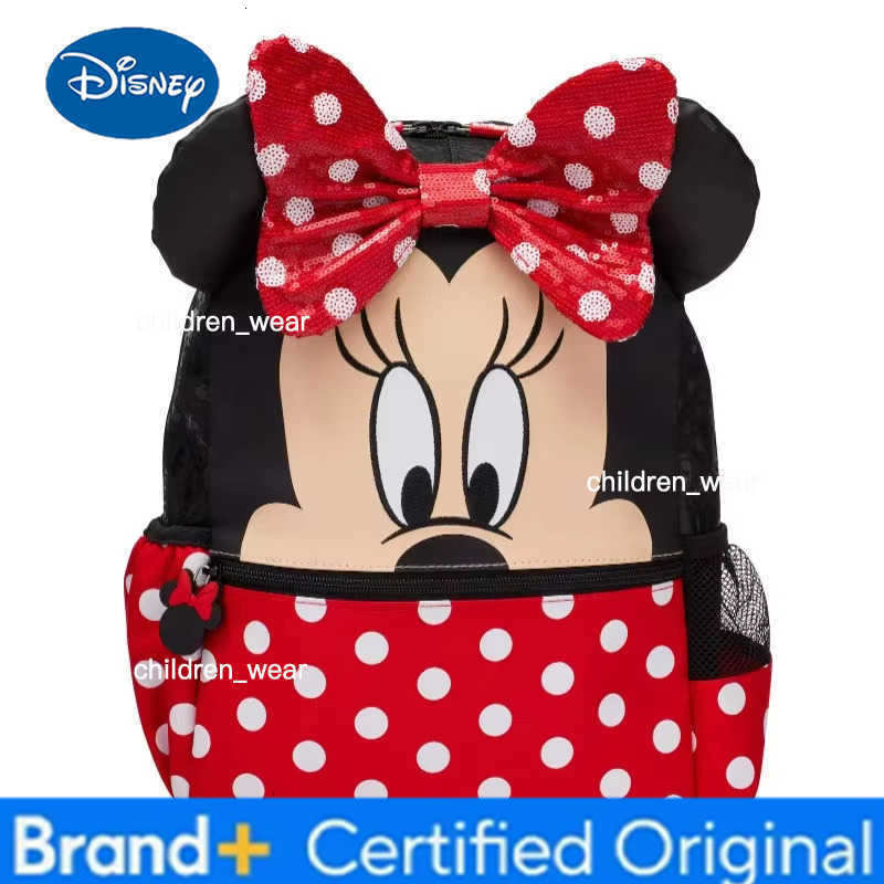 Disney Mickey Mouse Cartoon Schoolbag Red Student Backpack HandbagWater Cup An Excellent Holiday Gift Or Birthday Gift For Kid H260305