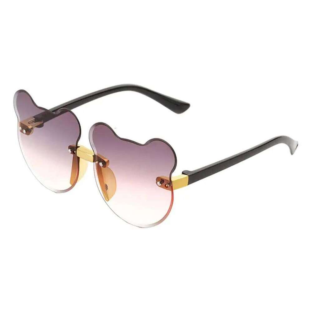 Unique Cat Ear Kids Sunglasses Fashion Resin Lens Protection Lovely Party Decoration Oversized Eyewear for Child Travel Z260305