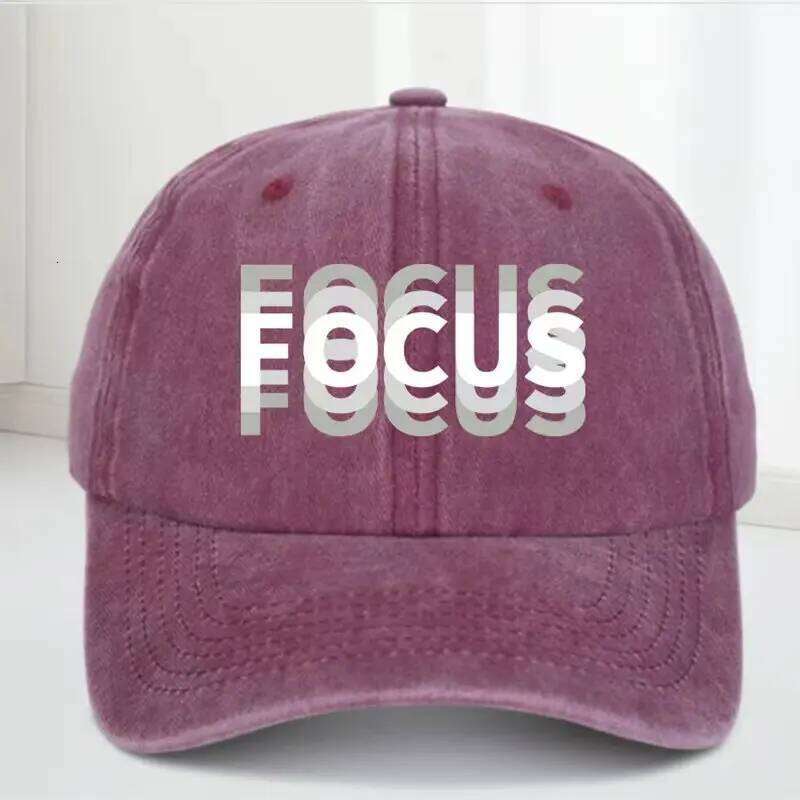The FOCUS baseball cap breathablehand-washedsuitable for both men womenIt is breathable and adjustable Y260304