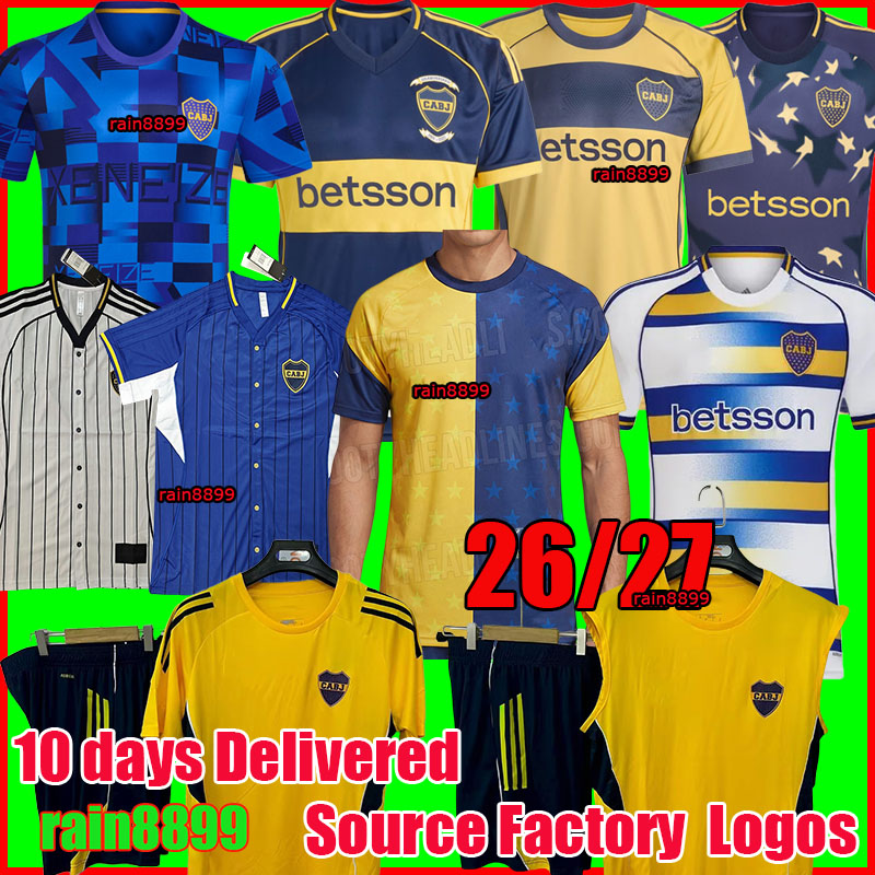 25 26 Boca Juniors 4th Soccer Jerseys Special fourth 2025 Football Shirts men kids kit CAVANI JANSON MEDINA VILLA FERNANDEZ BENEDETTO ZEBALLOS 2026