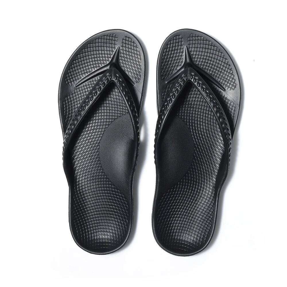 Kidmi Men Women Orthotic for Plantar Beach Flip Flops Fasciitis Relief Light Shock-Absorbing Thong Sandals