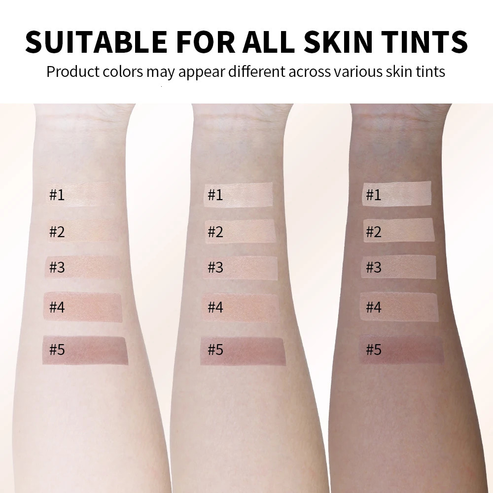 2-in-1 Color-Changing Foundation Stick Liquid Lightweight Moisturizing Brightening Foundation Color Changing For All Skin Types 260305