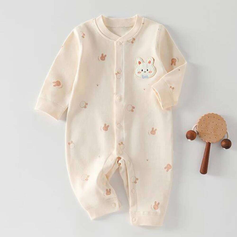 Unisex Clothes Newborn Girl Romper Long Sleeve 100% Cotton Spring Autumn Baby Jumpsuit For Boy Z260304