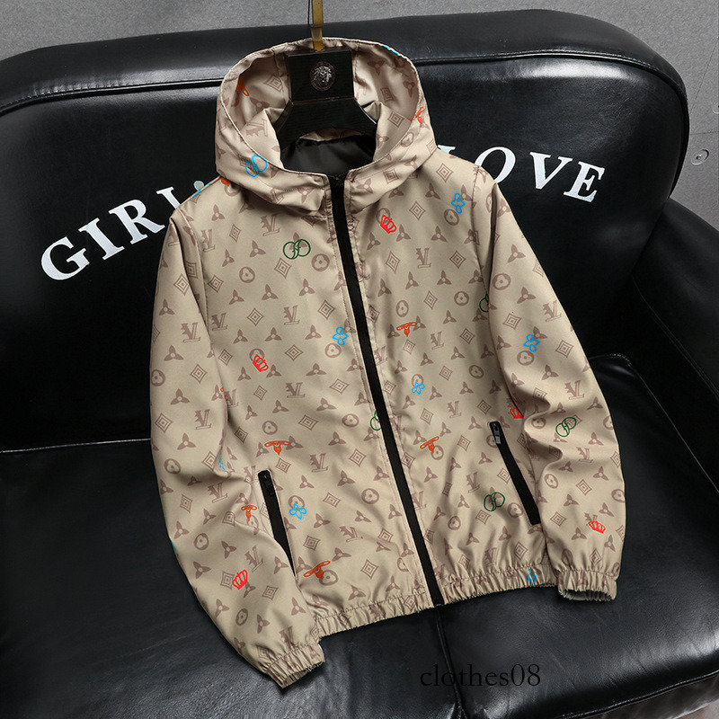 European Station Light Luxury Clothing Plus Size Spring Jacket Men's Casual Hooded Loose Oversized Coat Trendy