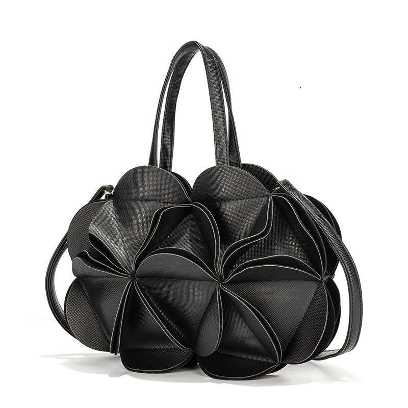 Niche Design Floral Shape Single Shoulder Crossbody Creative Cute Pleated Handbag For Women Korean Japanese Fashion Evening Bag Kl928